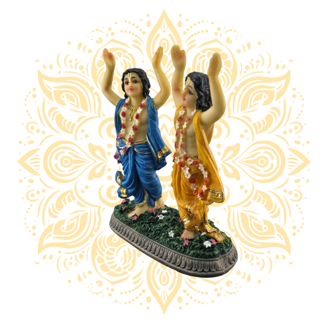 Polyresin Gaura Nitai 5.5"