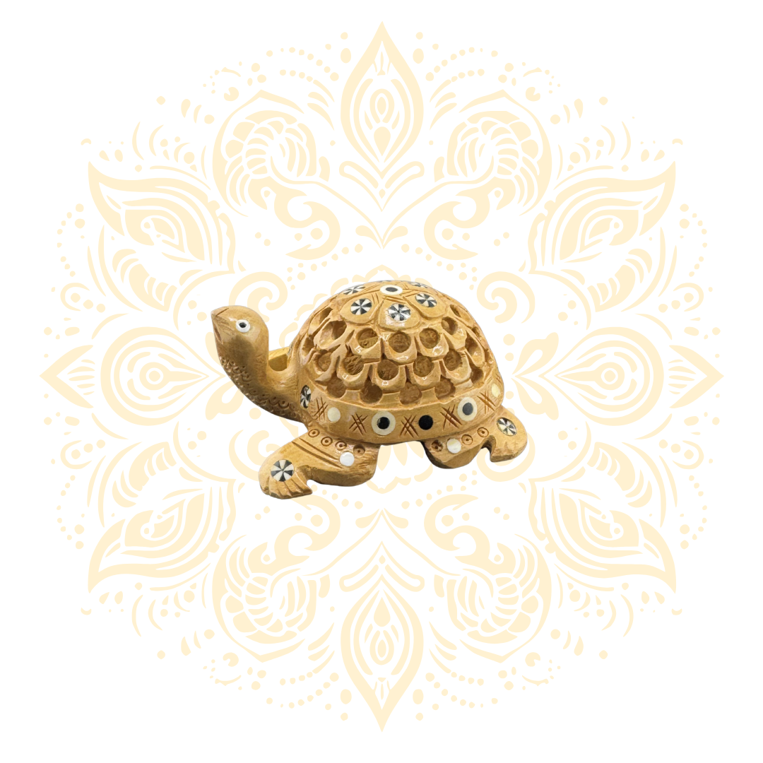 Wooden Jali Tortoise