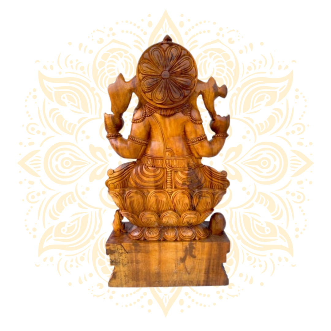 Wooden Ganesh