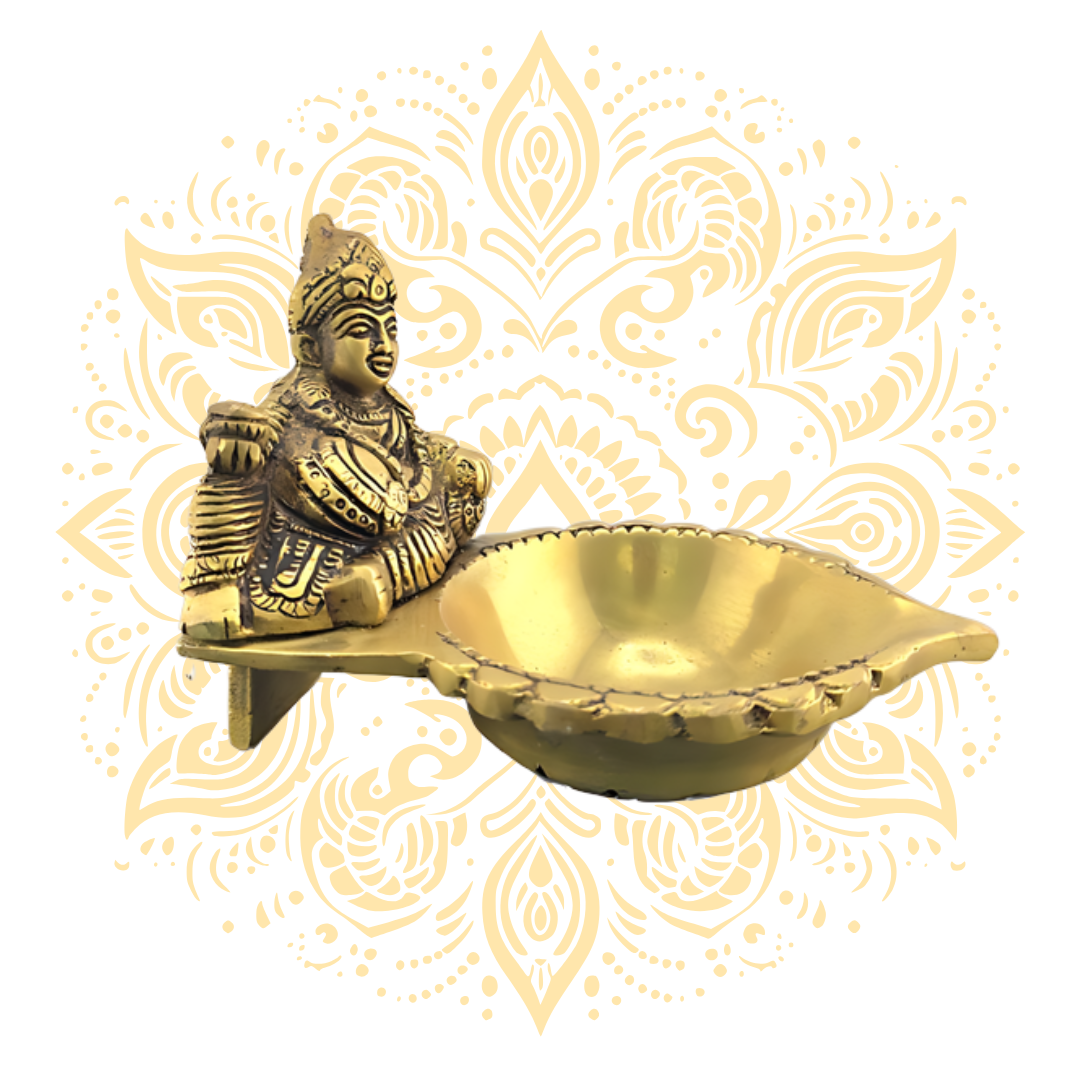 Brass Kuber Deepak 5"