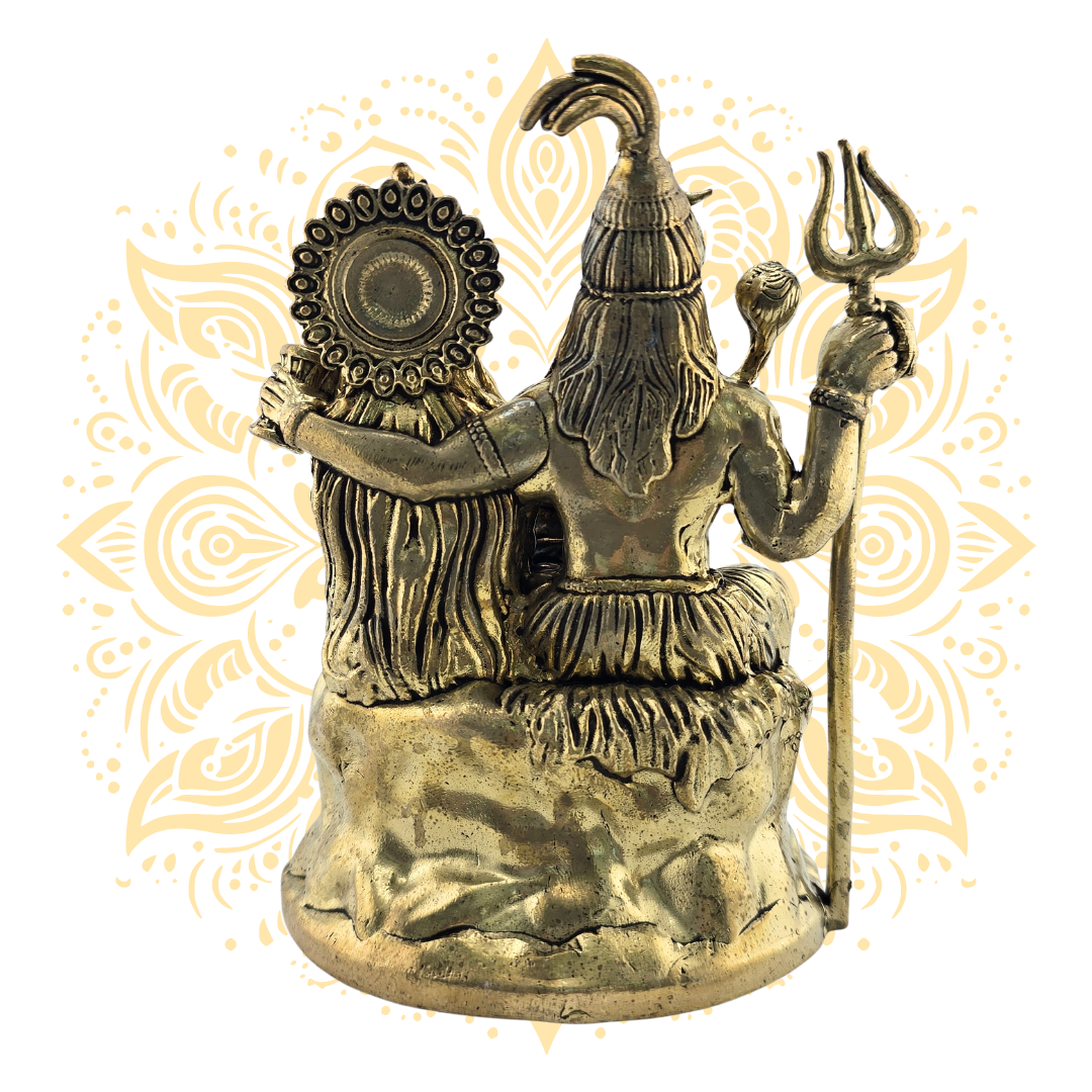Brass Shiva Family