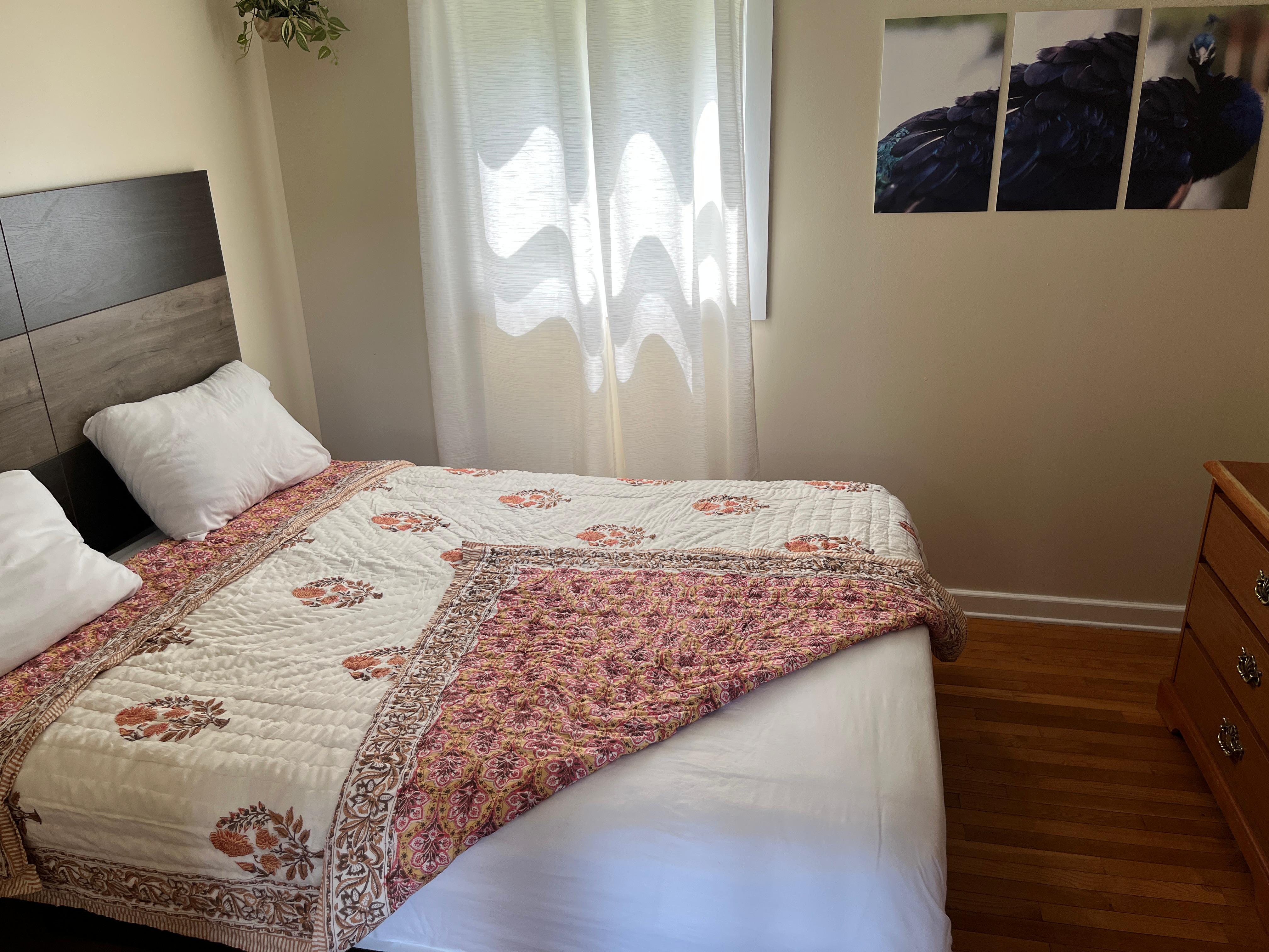 Printed Cotton Quilt - Queen Size 90" x 108" - Matchless Gifts20