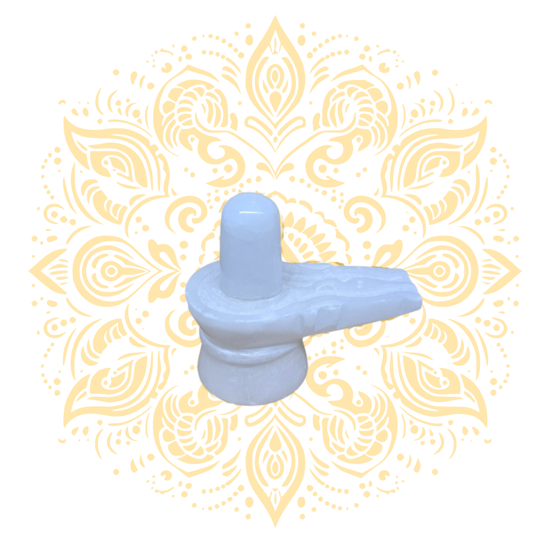Marble Shiva Linga White