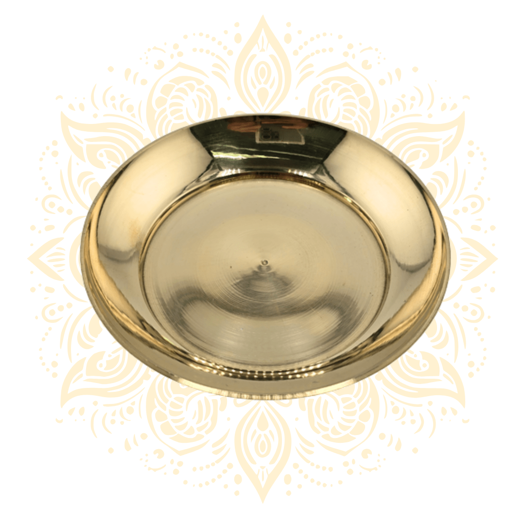 Kansa Brass Bowl 2.75" – Handcrafted Bell Metal - Matchless Gifts1