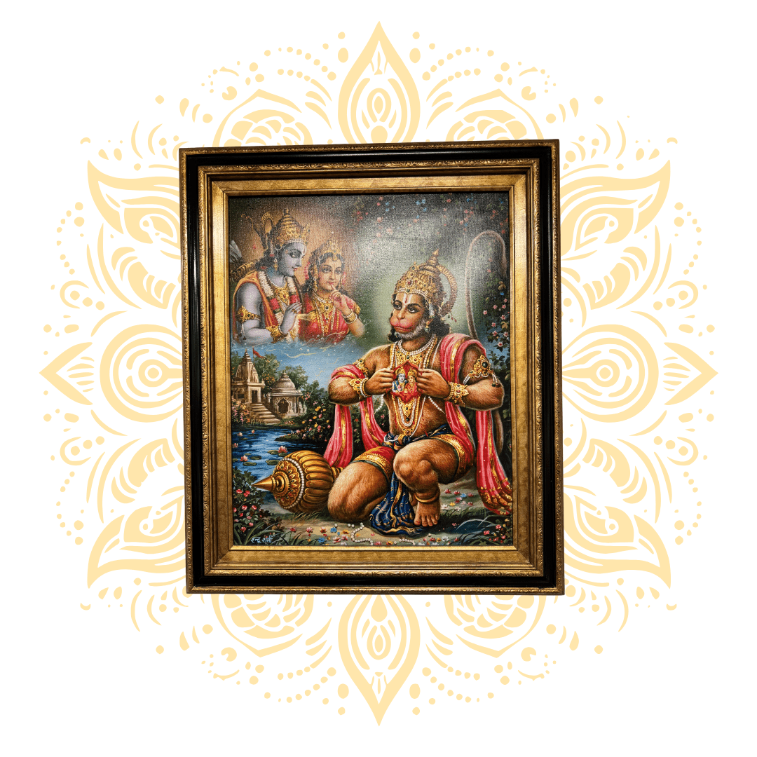 Framed Lord Krishna Wall Art – Devotional Home Décor - Matchless Gifts3