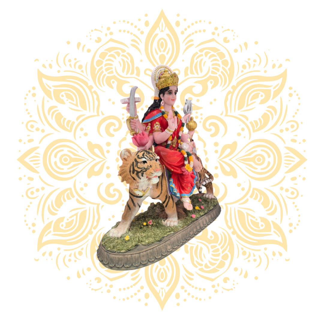 Polyresin Durga 14"