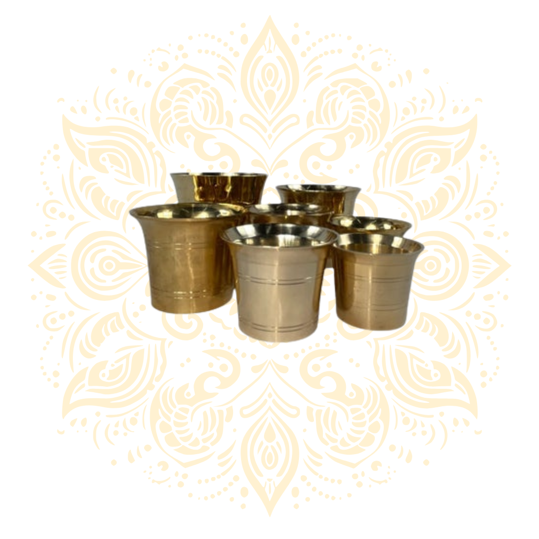 Brass Achaman Panchapatra Sacred Cup - Matchless Gifts