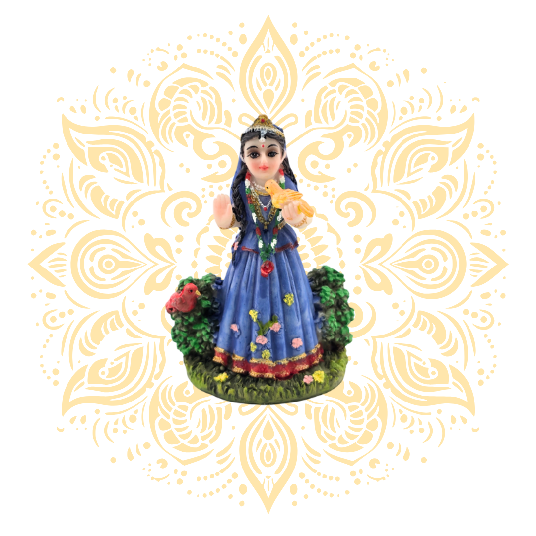 Polyresin Vrinda Devi 3.5"