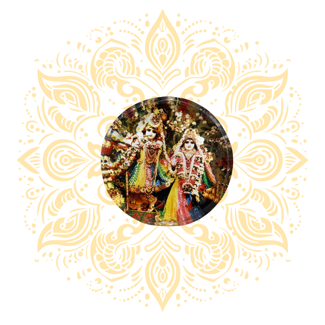 Acrylic Radha Krishna Deity Stand - Matchless Gifts5