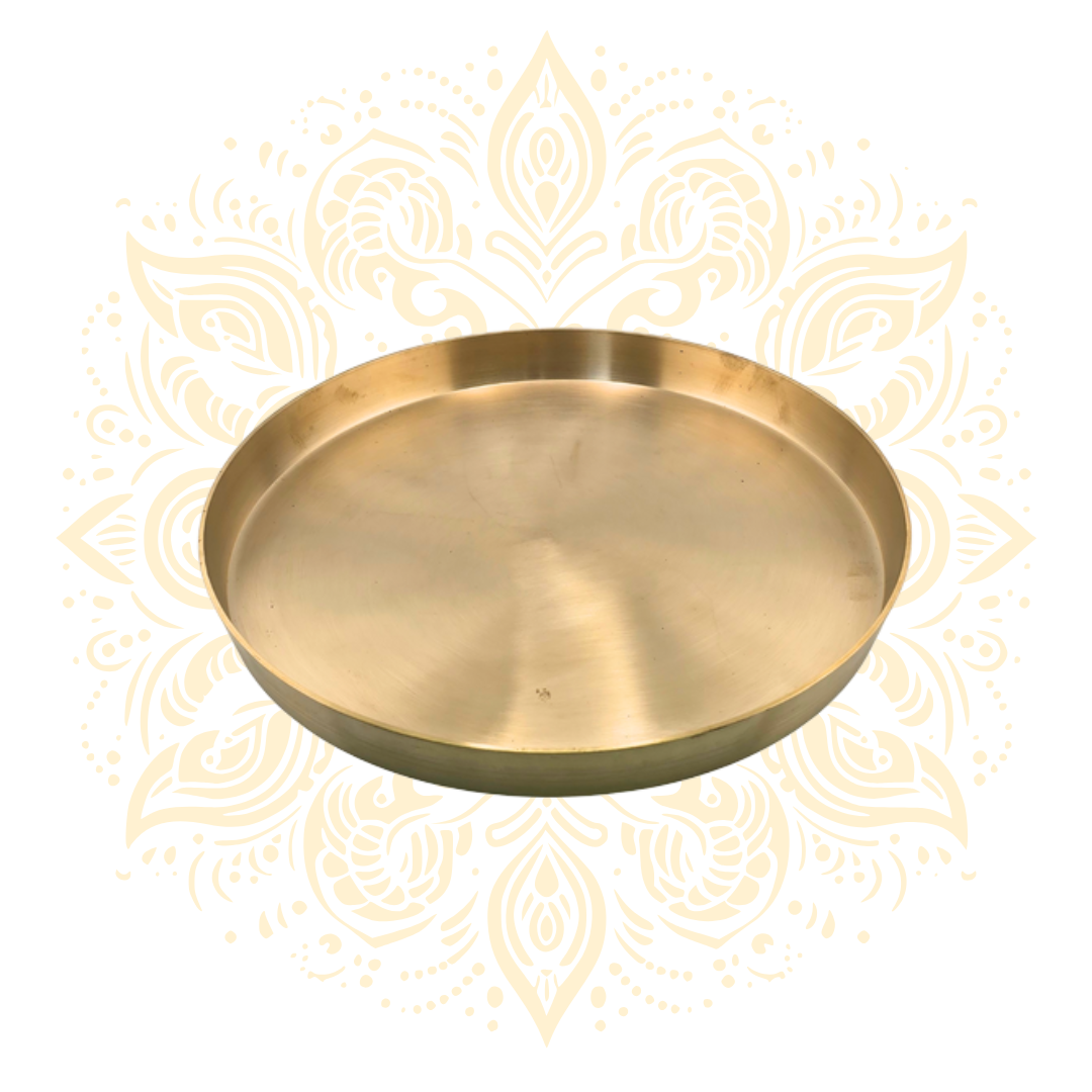 Kansa Brass Plate 13"