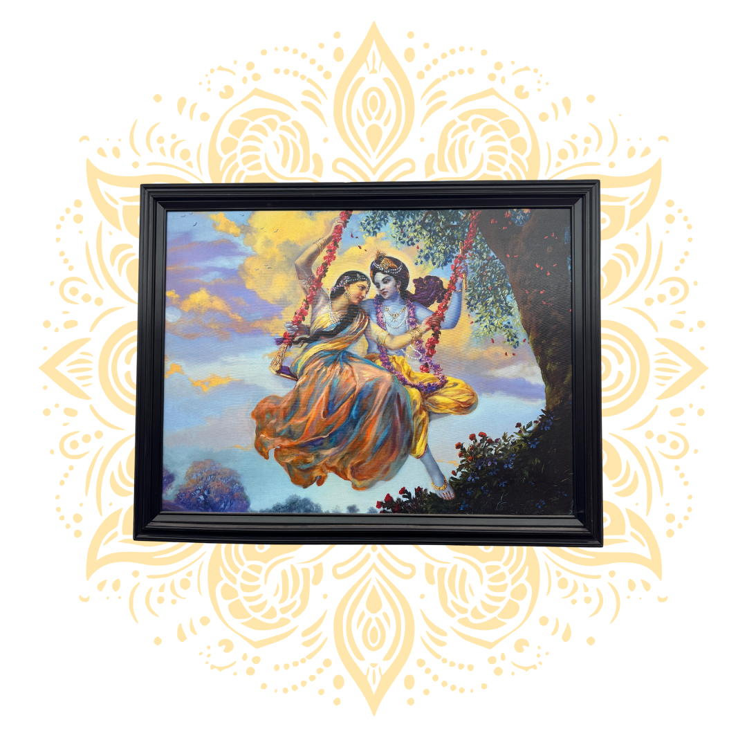 Framed Krishna Art 35' x 45"