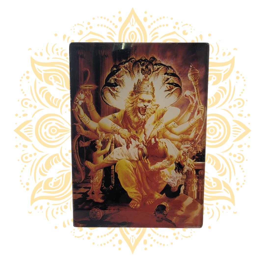 Acrylic Narasimha Stand 4" x 5.5"