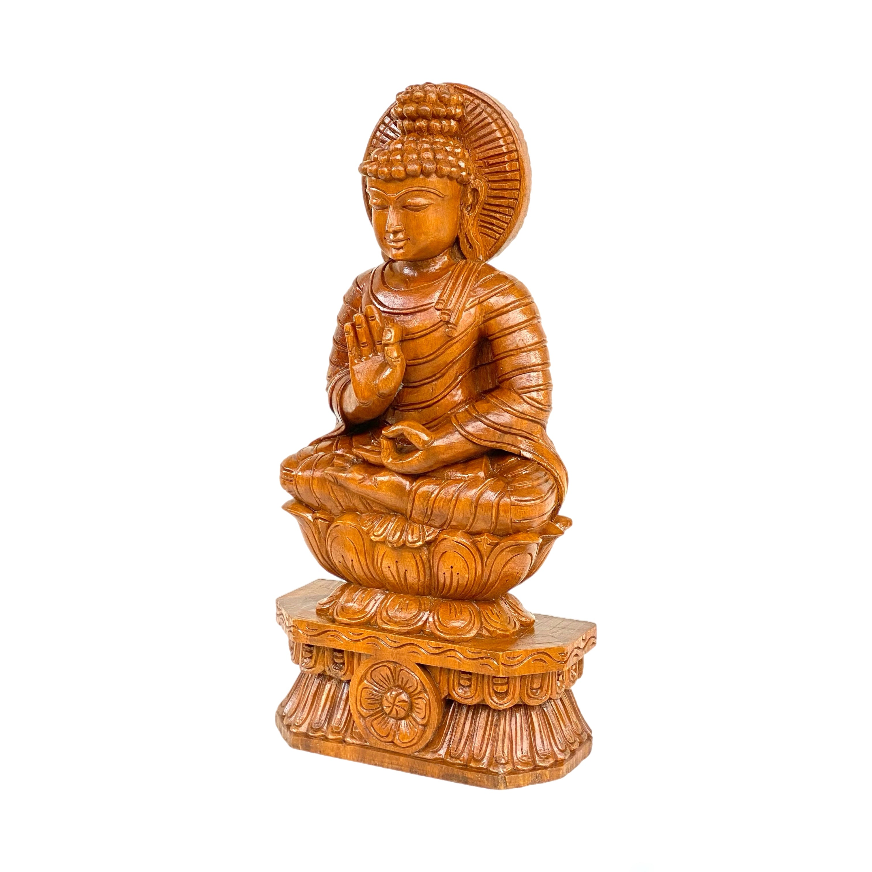 Wooden Buddha 24"