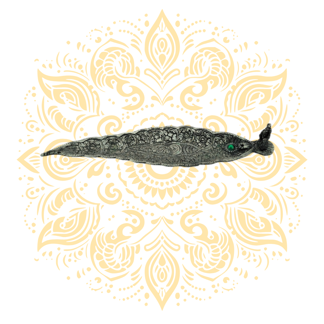 Peepal Leaf Incense Holder 8.5"