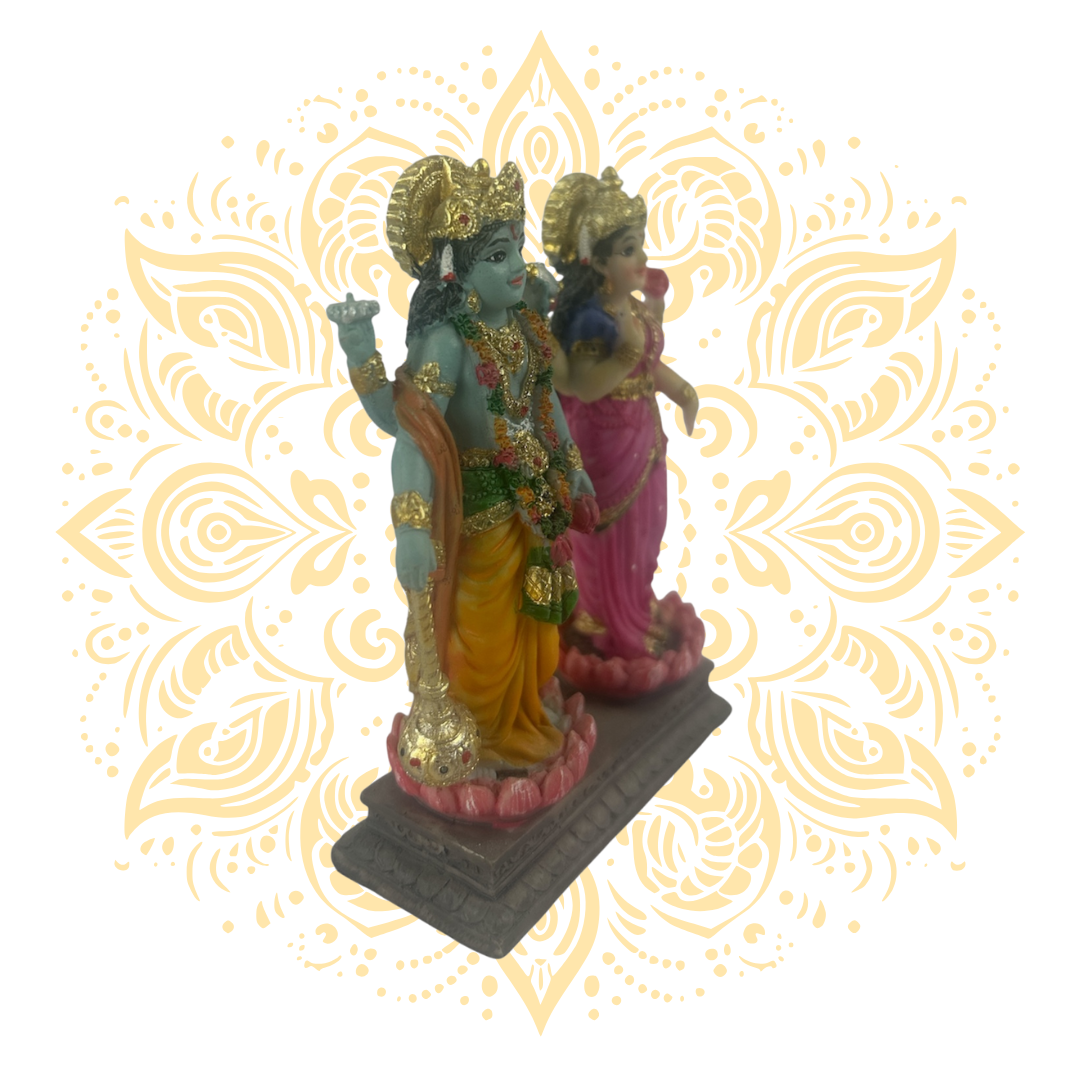 Polyresin Sri Laxmi Narayana 4.5" - Matchless Gifts