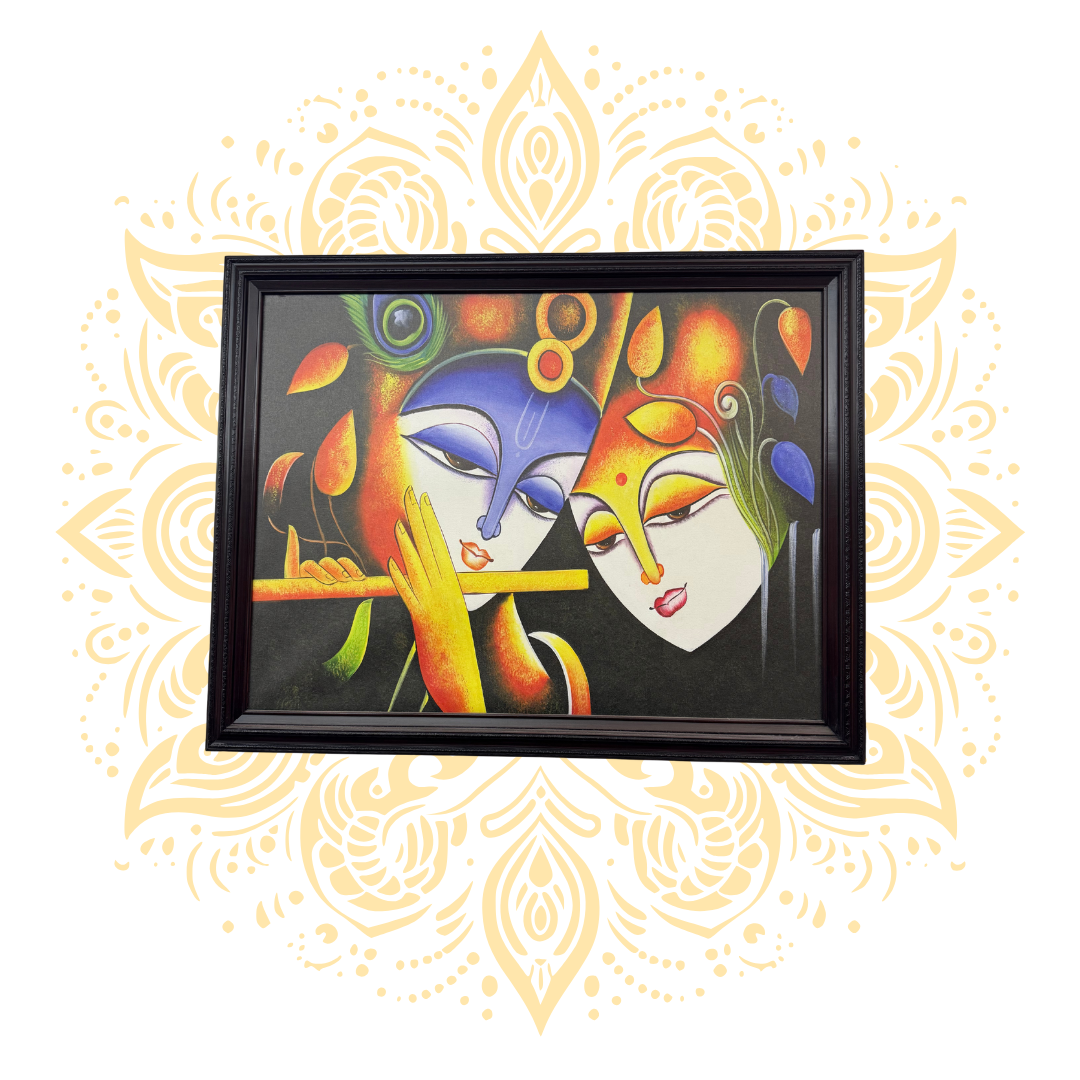 Framed Krishna Art 35' x 45"