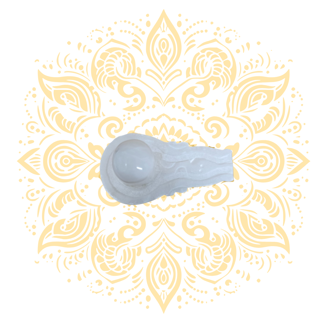 Marble Shiva Linga White
