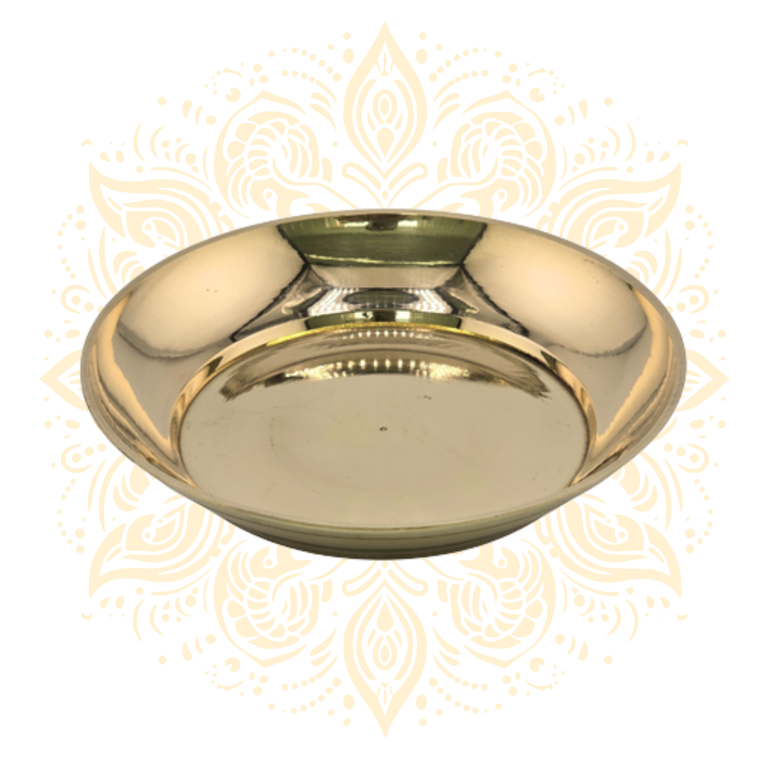 Kansa Brass Plate 3.75"