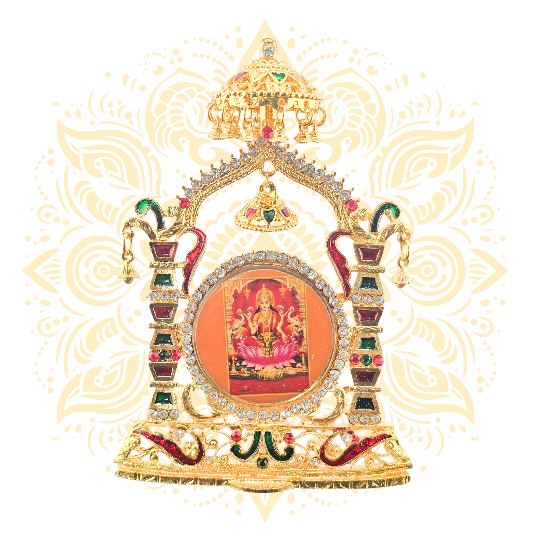 Deity Gold Metal Mini Temple Altar Frame – 5.5" - Matchless Gifts1010
