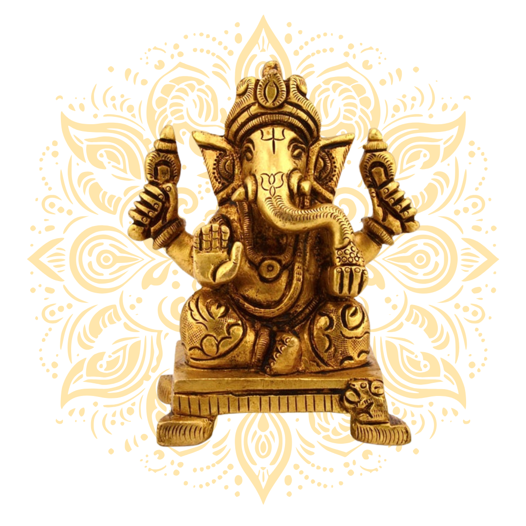 Brass Ganesh Assorted Figures 3-4" - Matchless Gifts