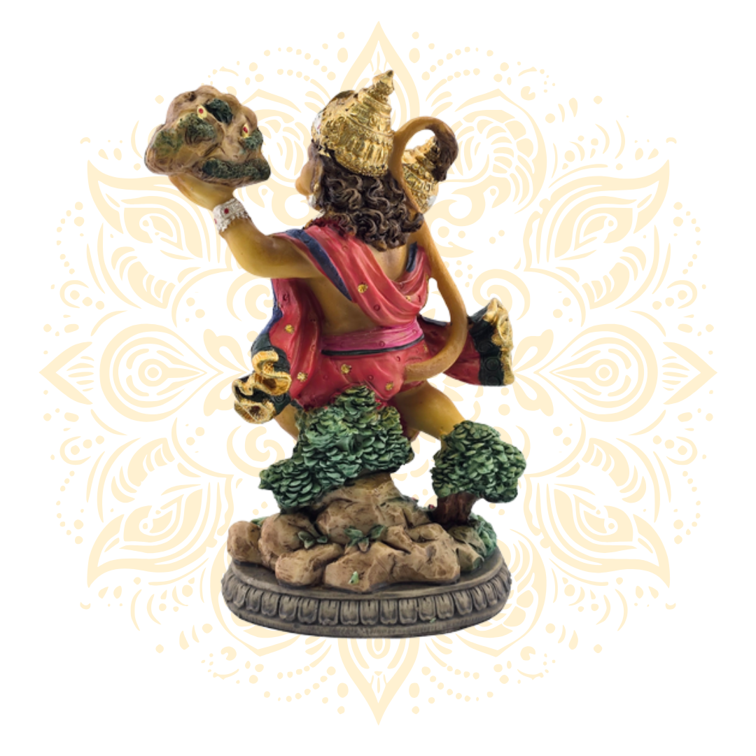 Polyresin Flying Hanuman 5"