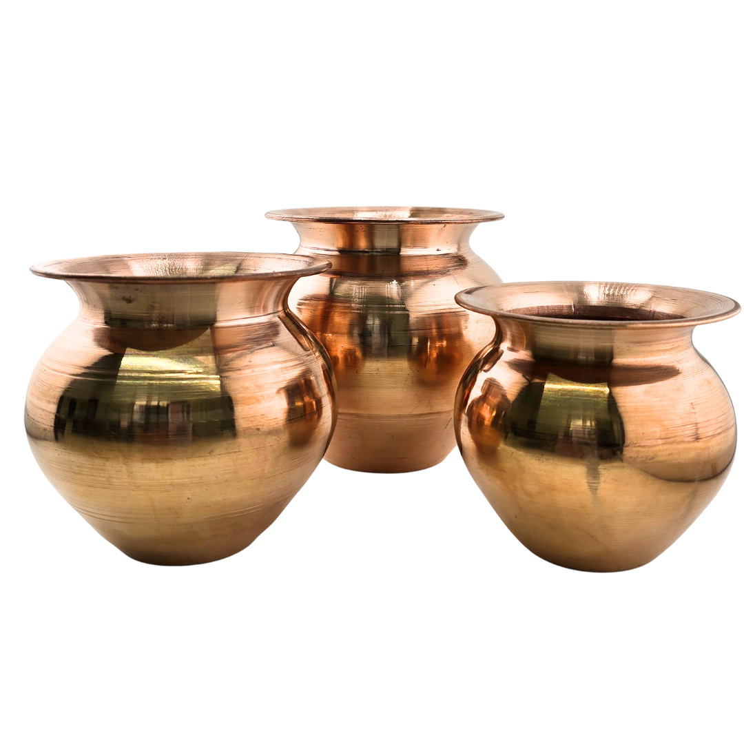 Copper Lota Water Pot for Worship - Matchless Gifts4