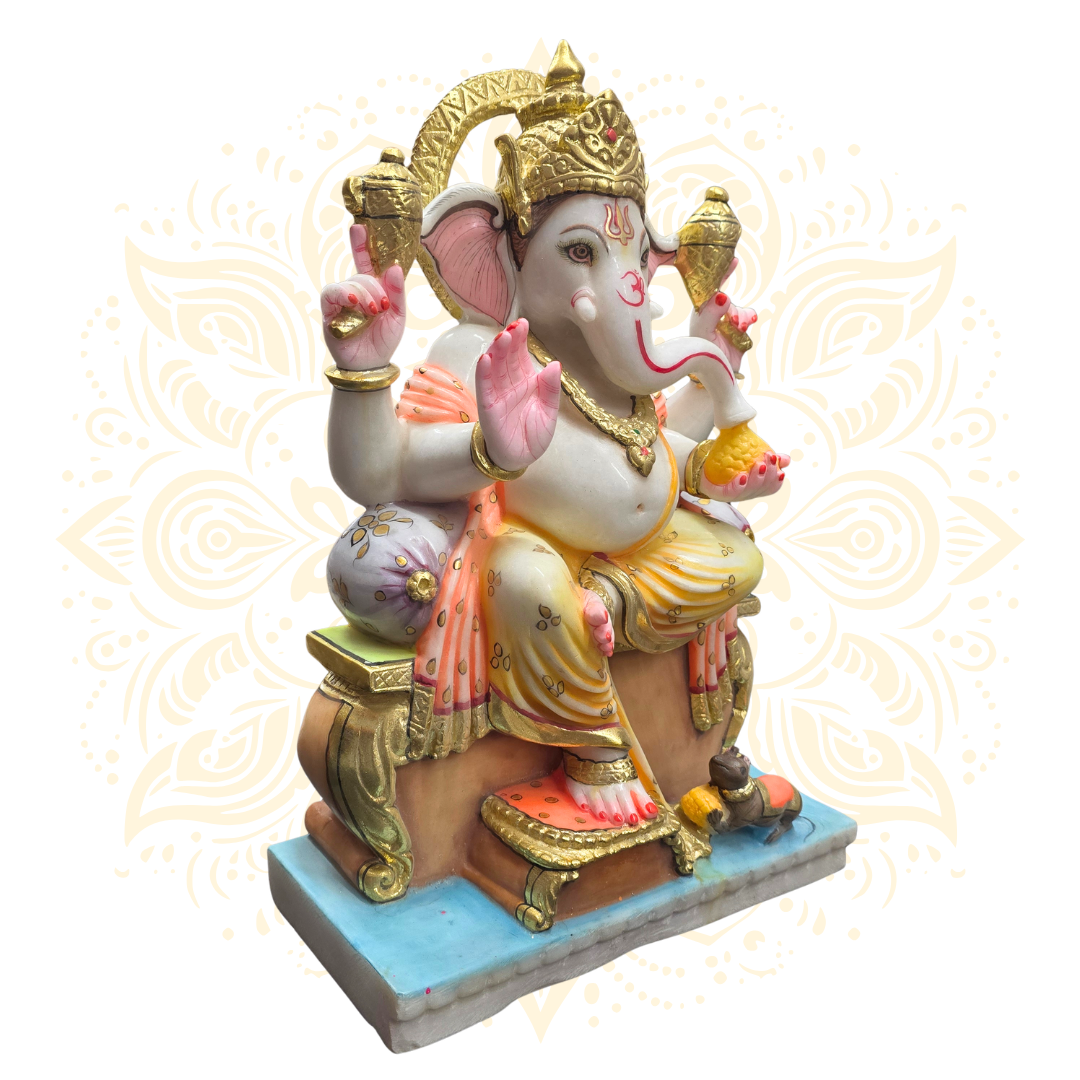 Lord Ganesh Blessing Mudra Murti 17" - Matchless Gifts4