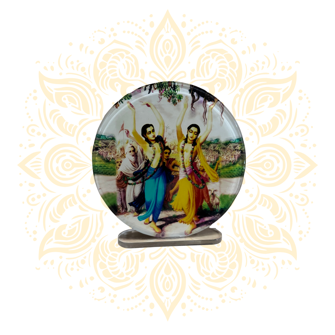 Acrylic Guara Nitai Round 6" x 6"