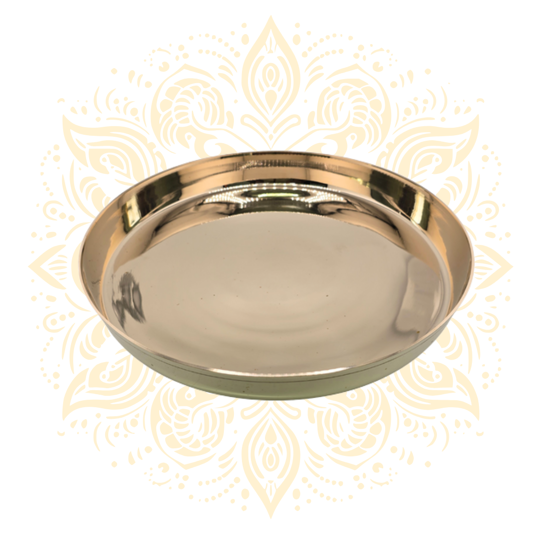 Kansa Brass Plate 11.25"