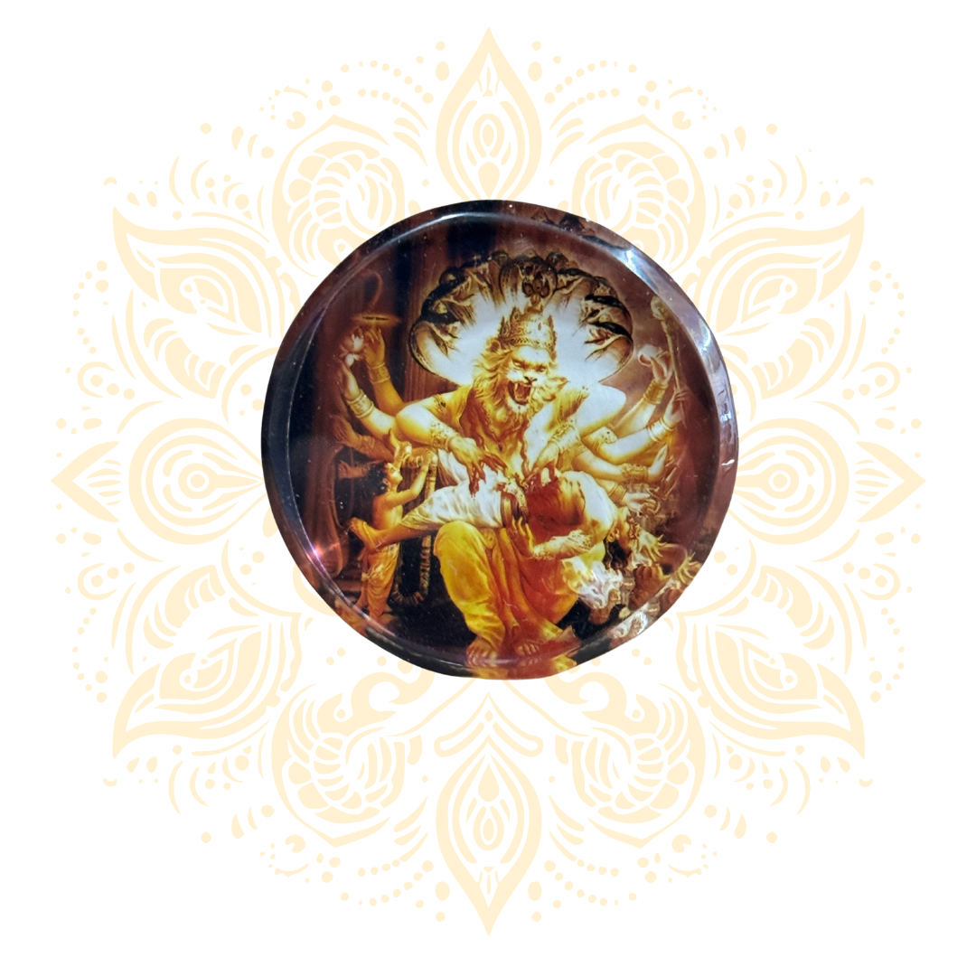Acrylic Narasimha Round 2"