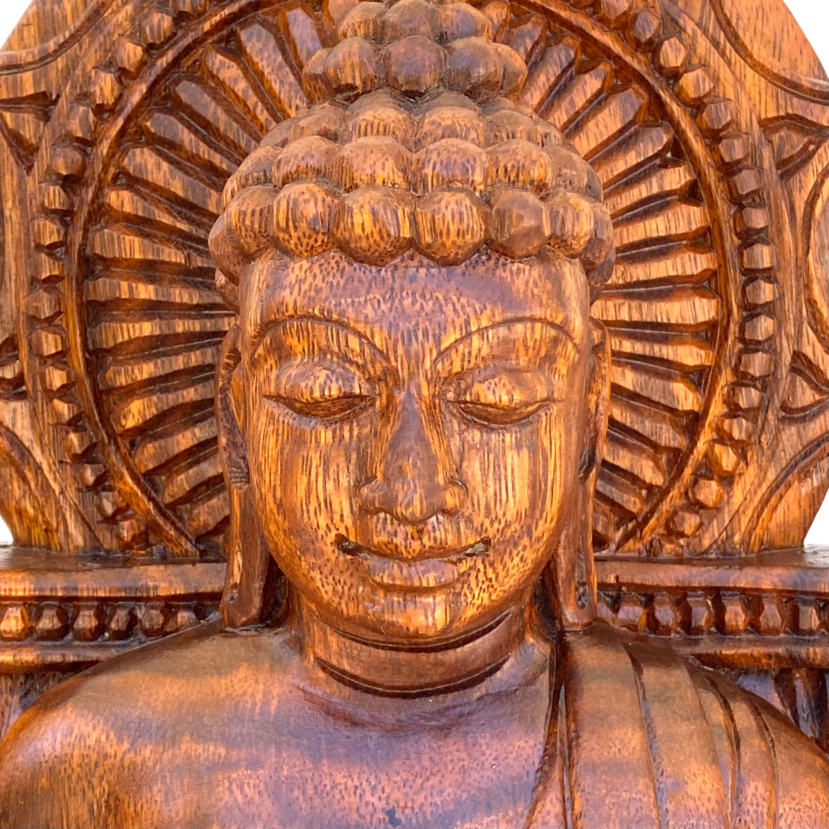 Wooden Hand Carved Buddha