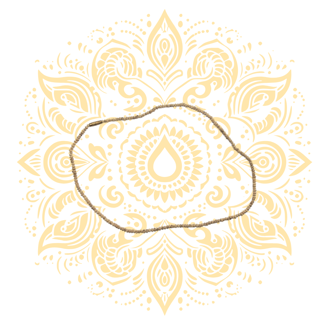 One Round Tulasi Neckbeads 16"