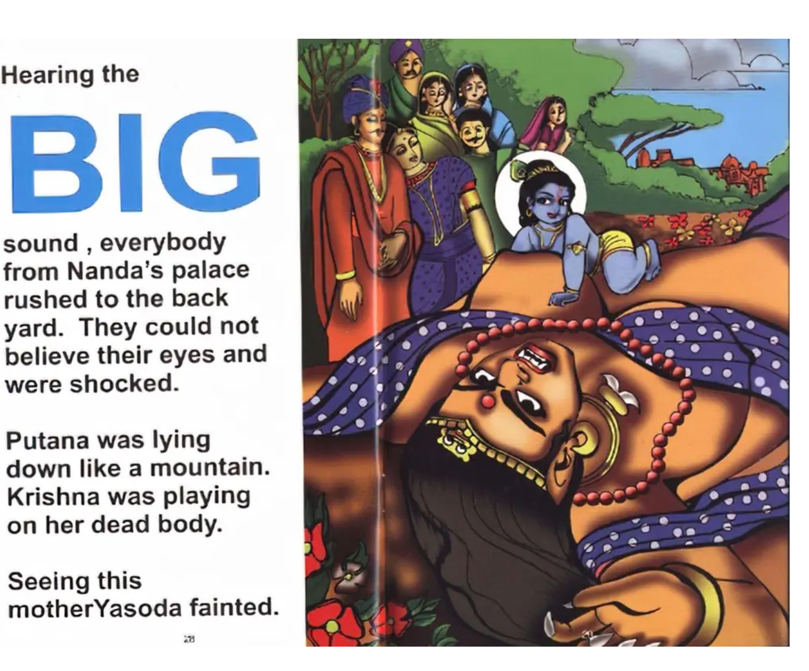 Lord Krishna's Pastimes With Putana: A Children's Book - Matchless Gifts