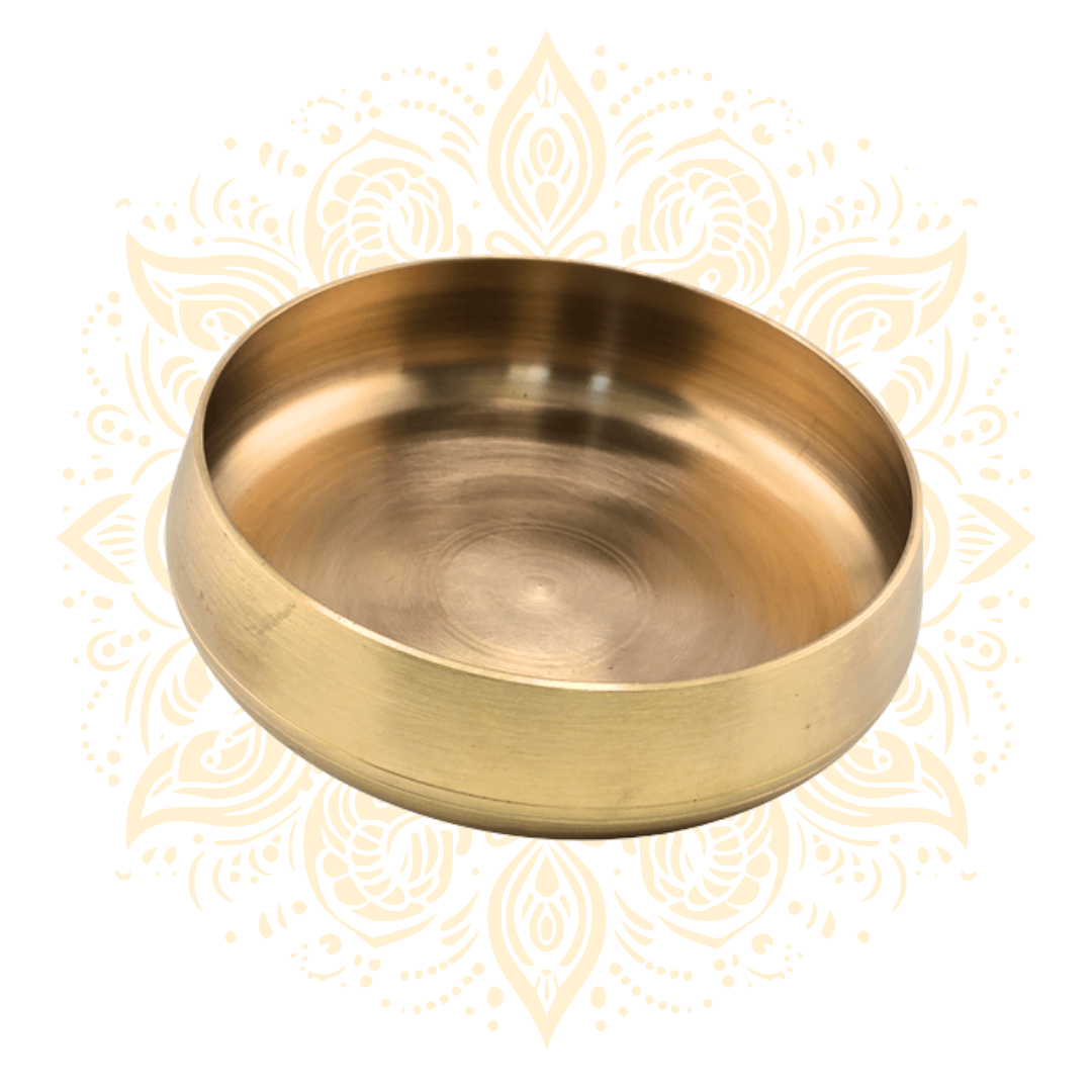 Kansa Brass Bowl 3.75" – Ayurvedic Serving Bowl - Matchless Gifts1