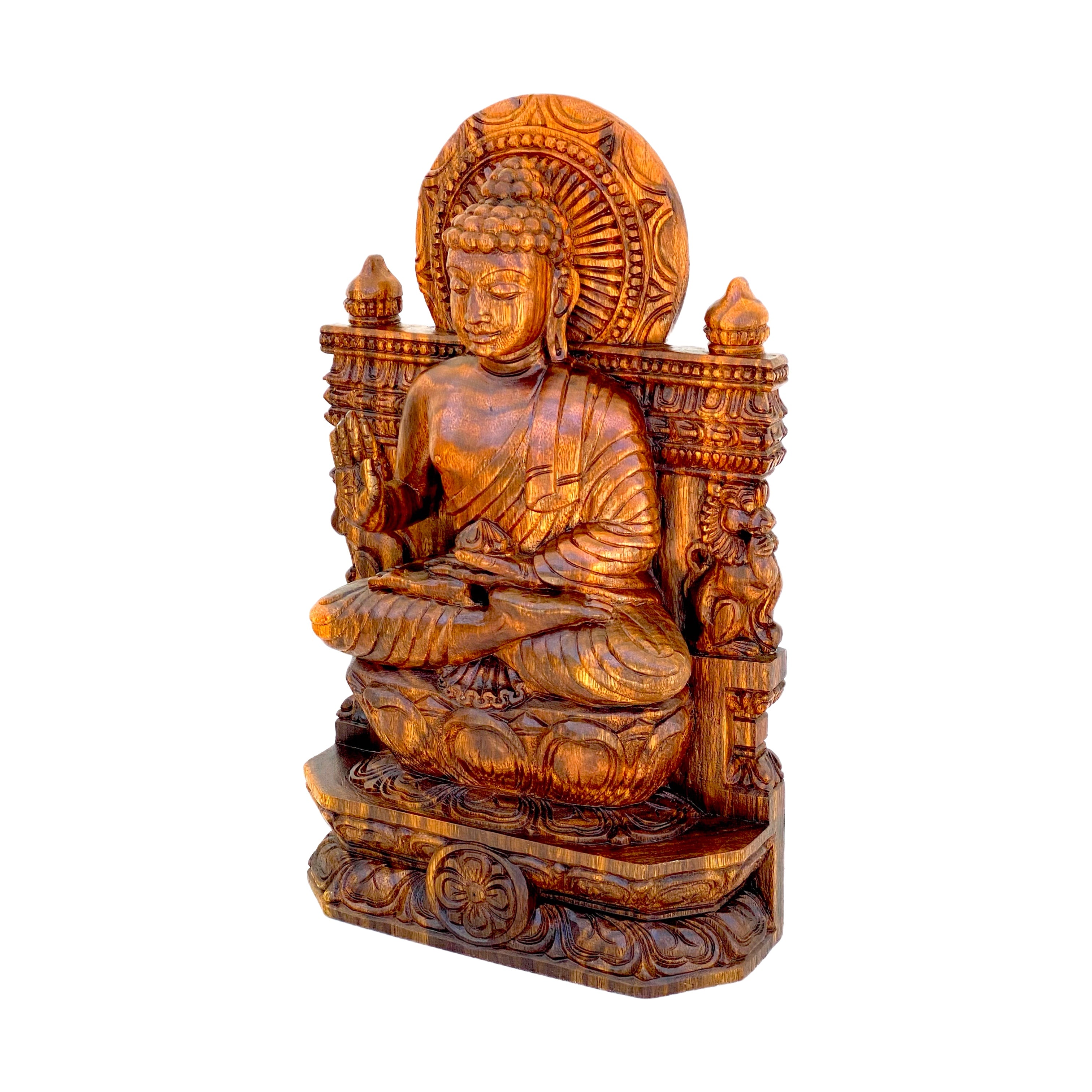 Wooden Hand Carved Buddha
