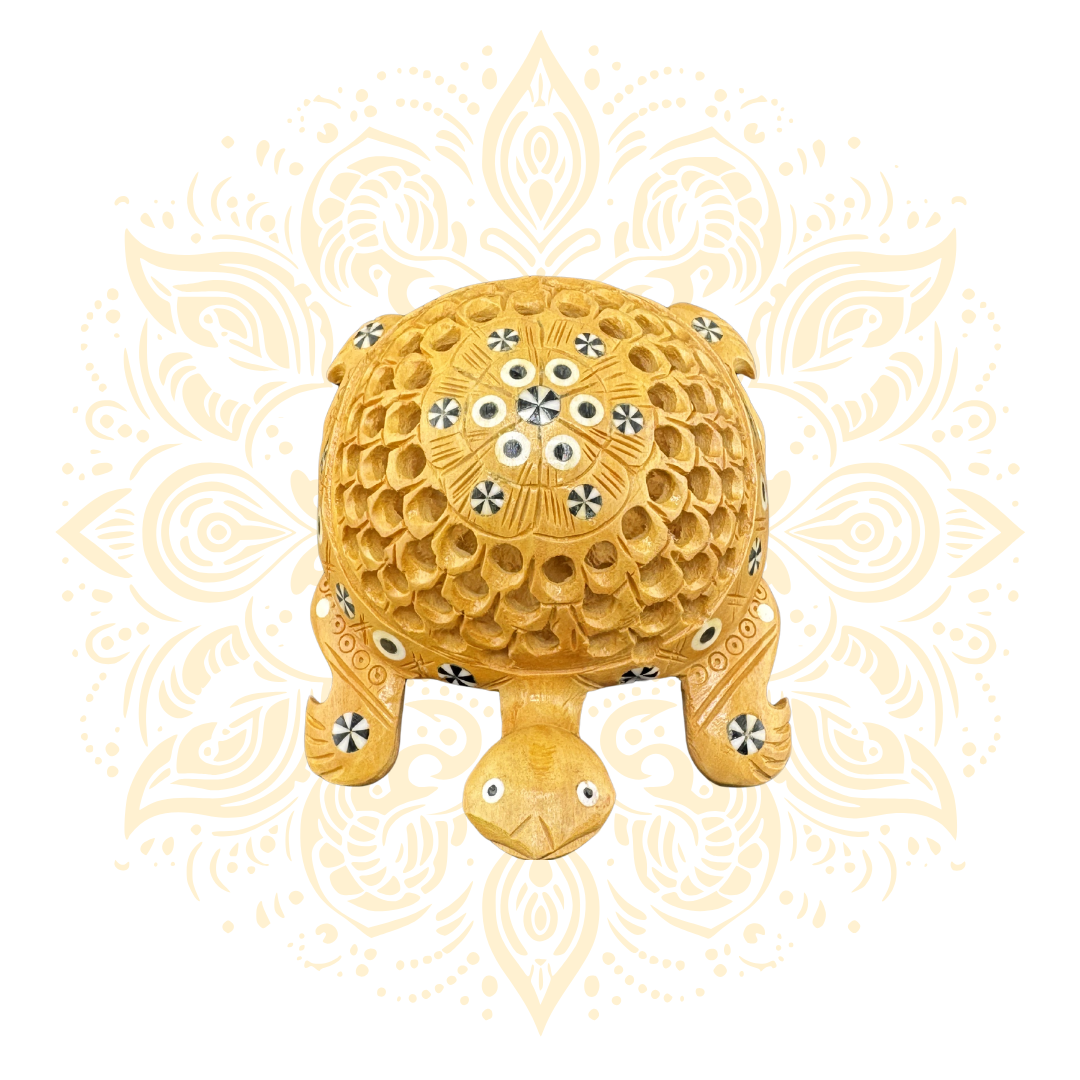 Wooden Jali Tortoise