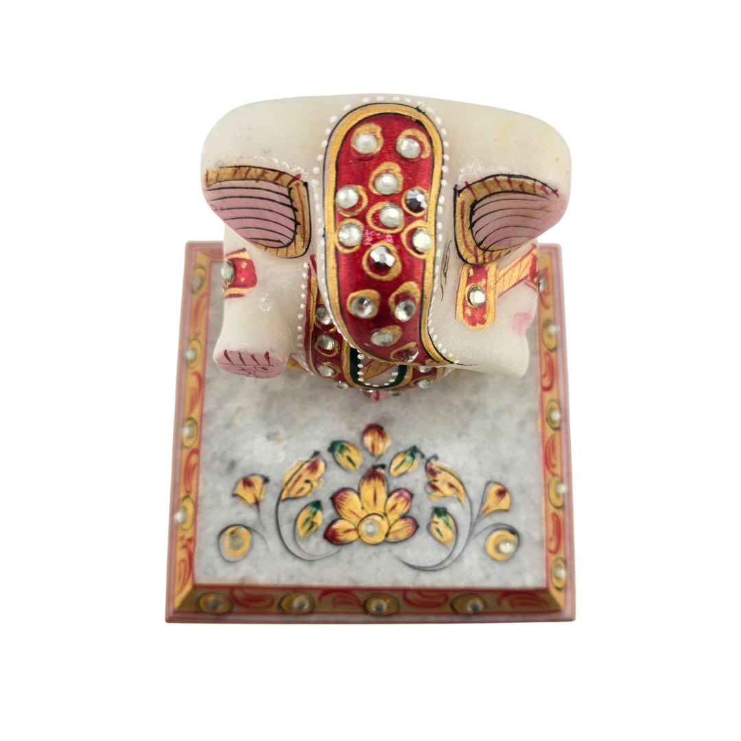 Lord Ganesh On Chowki Murti 3" - Matchless Gifts2