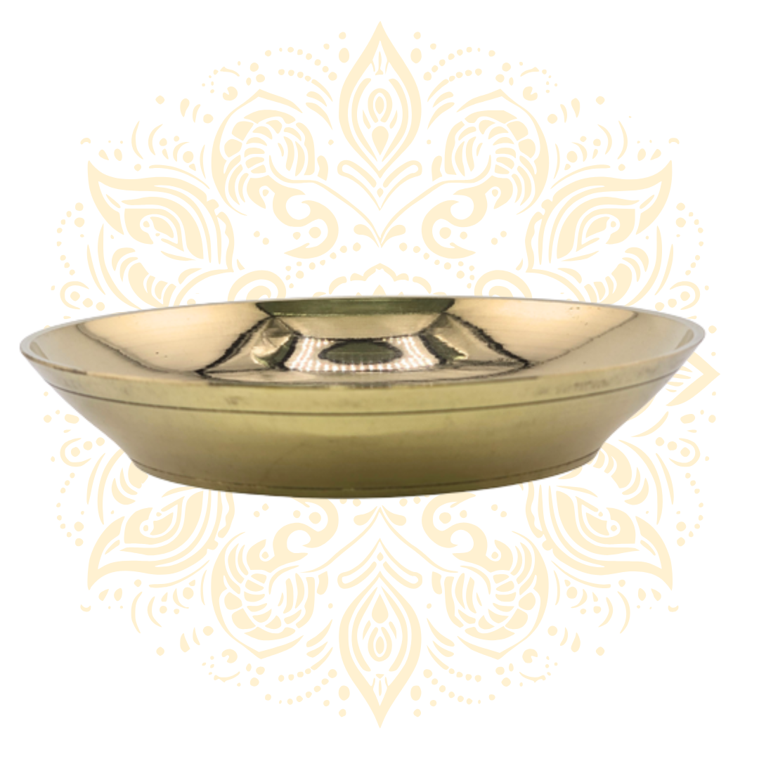 Kansa Brass Plate 3.75"