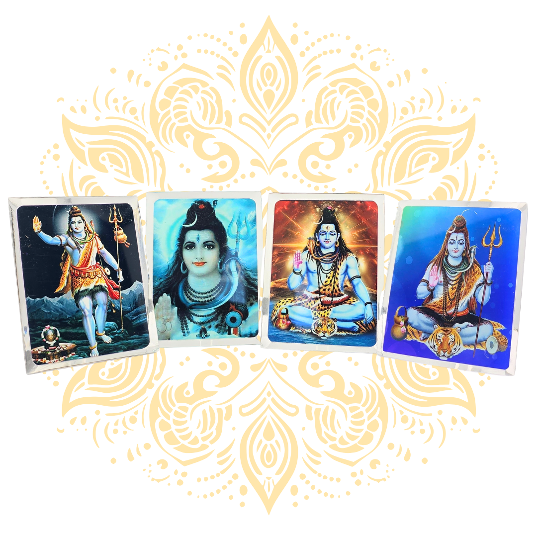 Acrylic Shiva Stand 4" x 3"