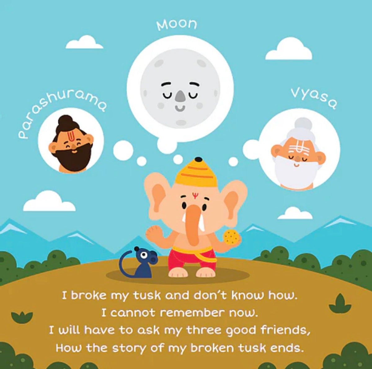 How Ganesh Broke His Tusk Board Book - Matchless Gifts
