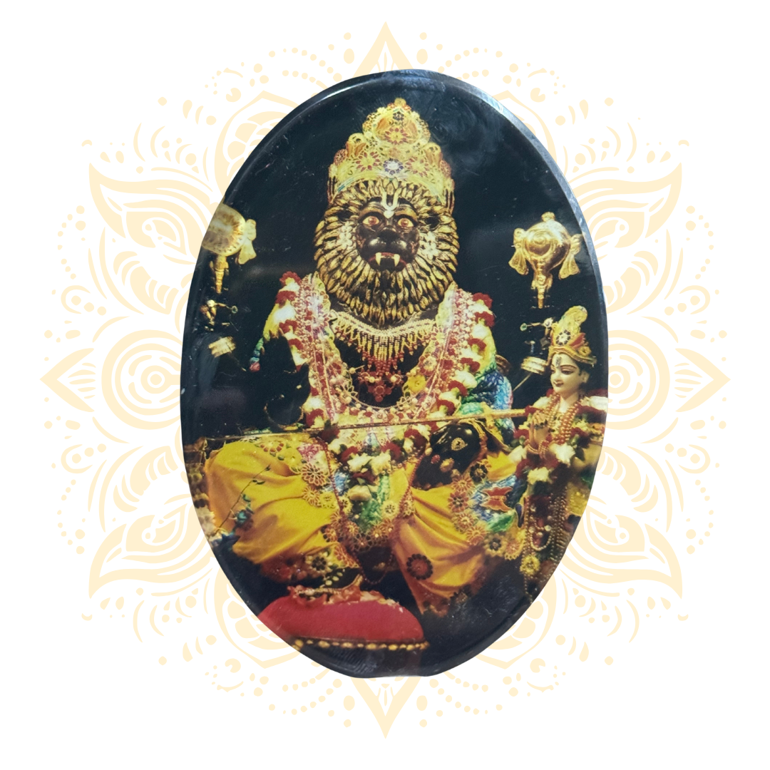 Acrylic Narasimha Oval 3.5" x 5"