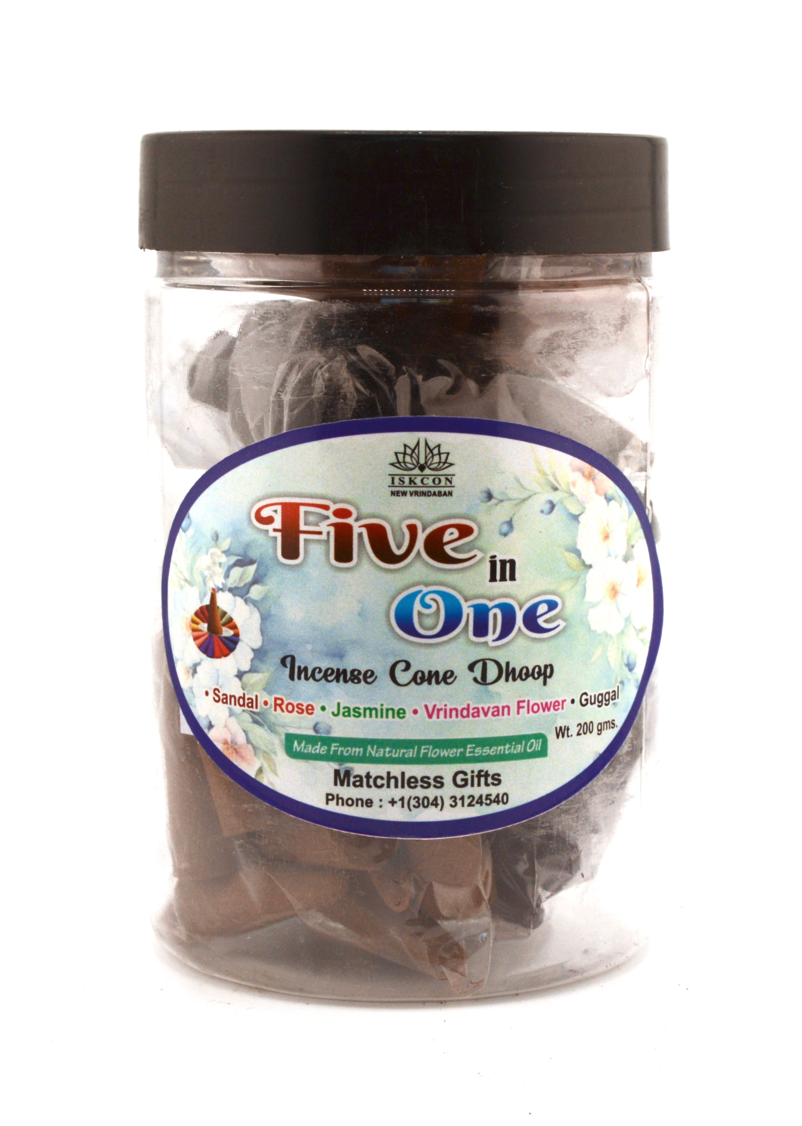 Five-In-One Incense Cone Dhoop