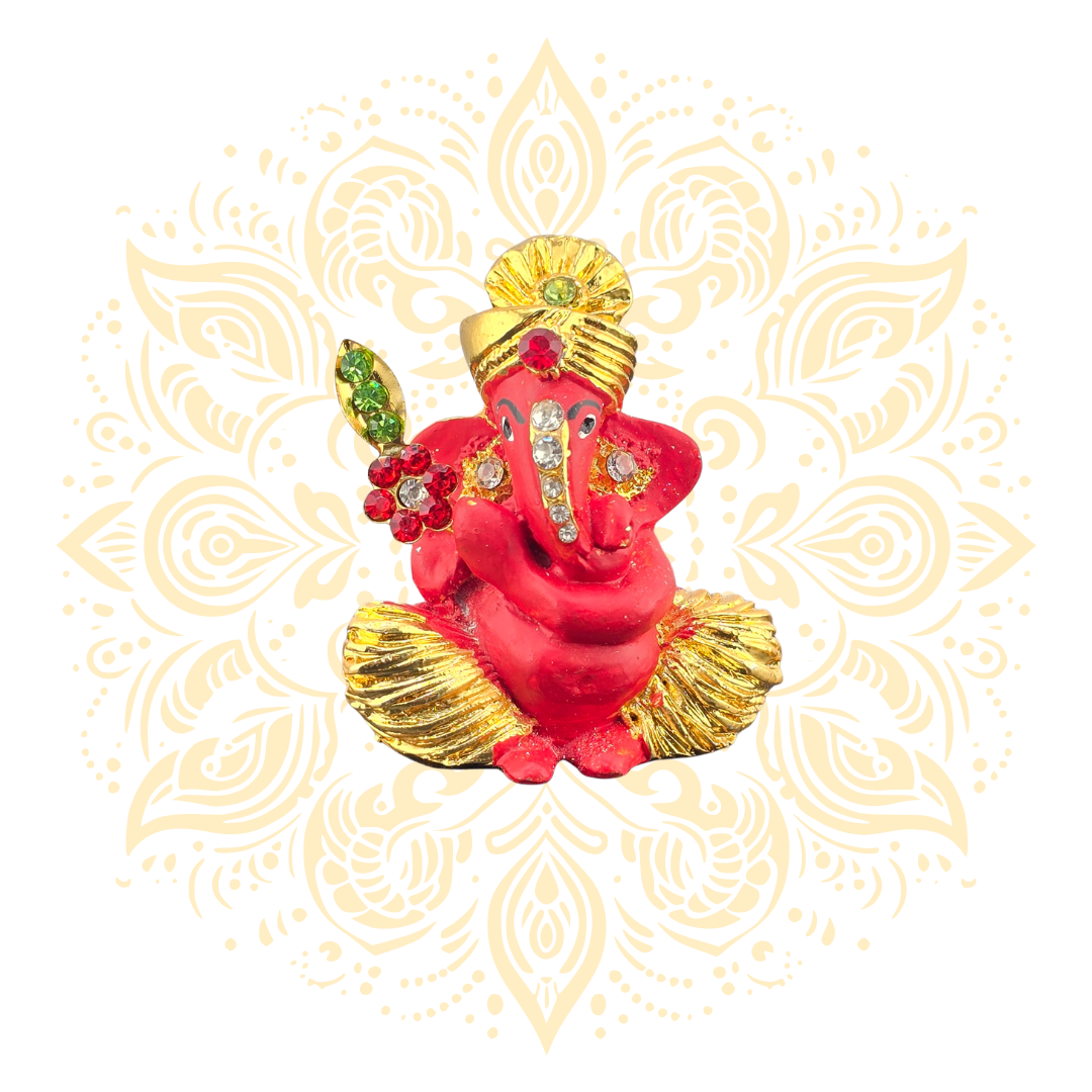Mini Lord Ganesh Murti 2.25" - 5 colors available - Matchless Gifts5