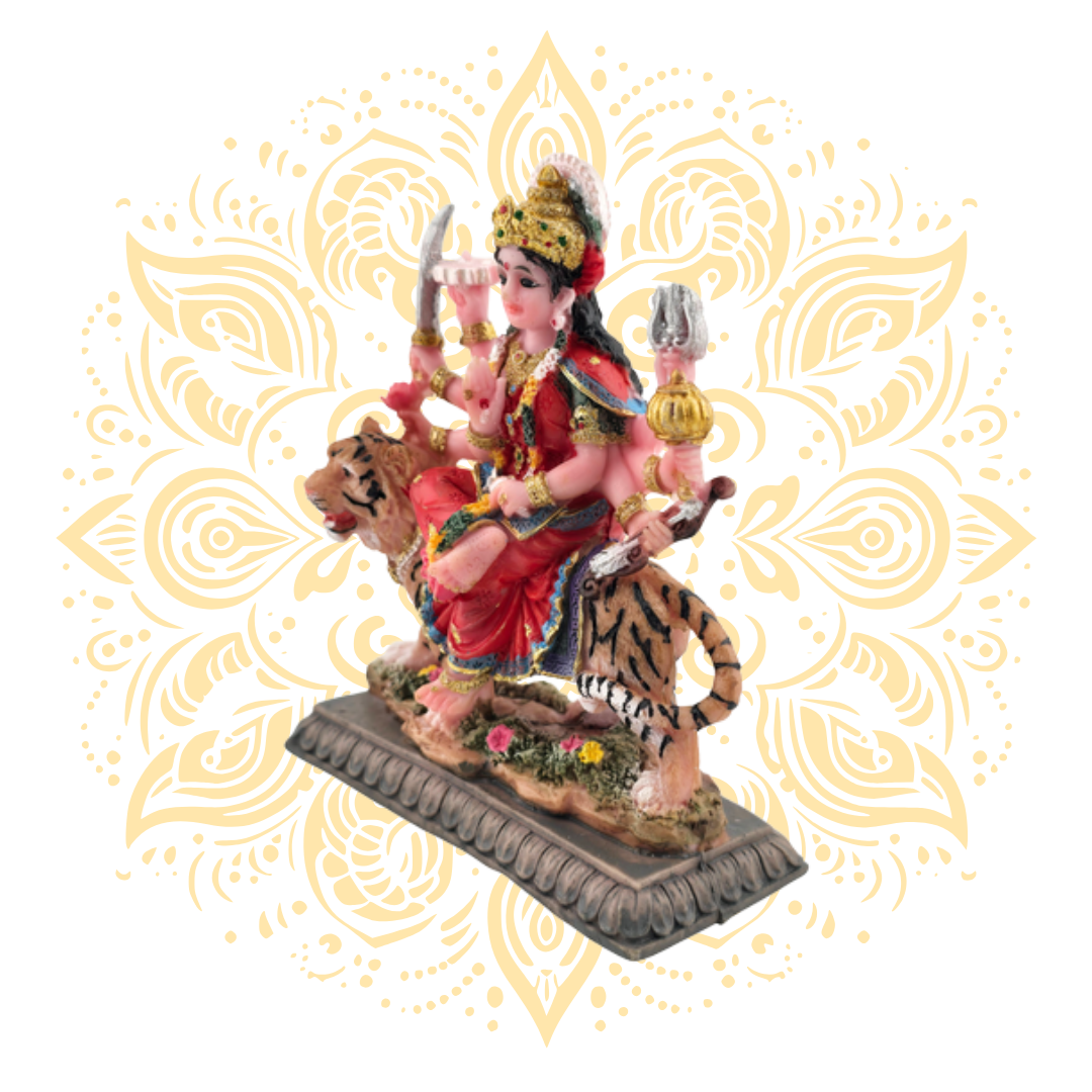 Polyresin Durga 3.5"