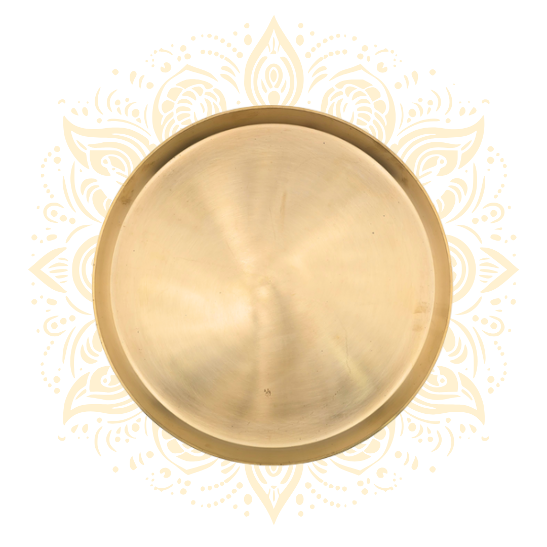 Kansa Brass Plate 13"