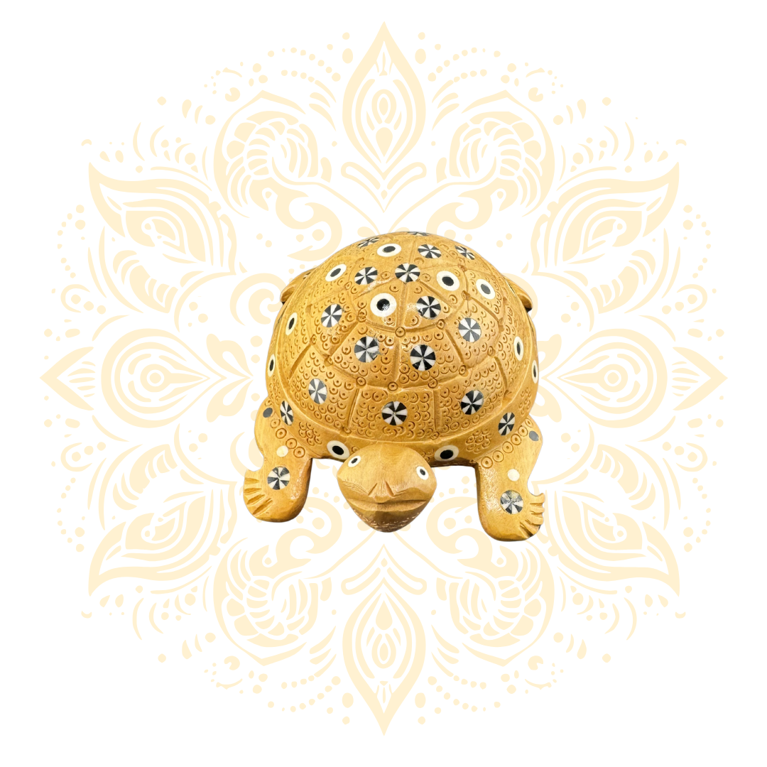 Wooden Inlay Work Tortoise
