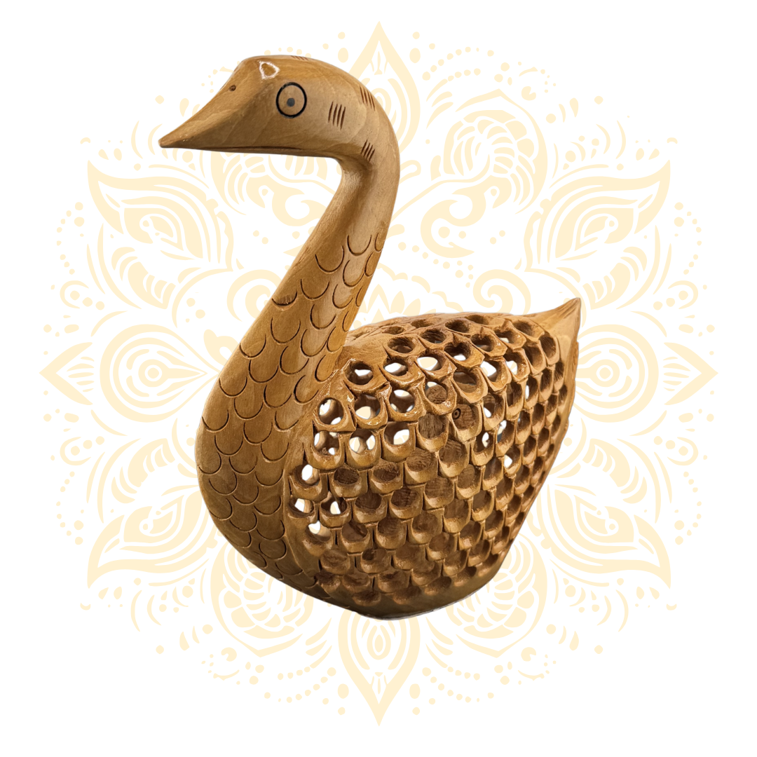 Wooden Jali Duck