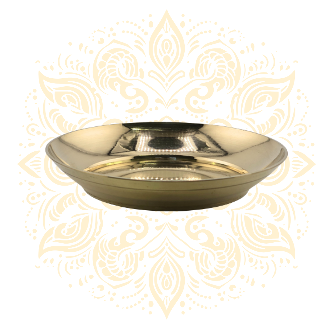 Kansa Brass Plate 5"