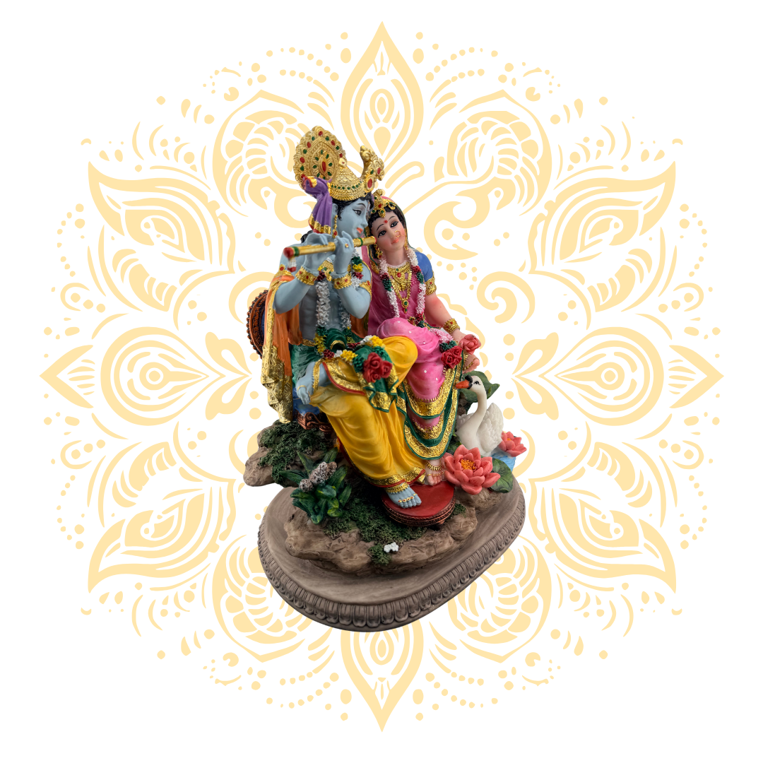 Polyresin Radha Krishna Asana