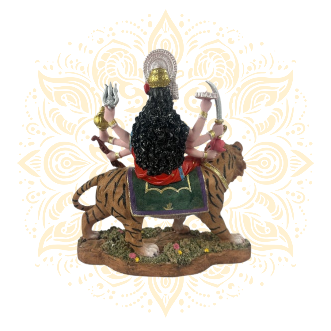 Polyresin Durga 10"